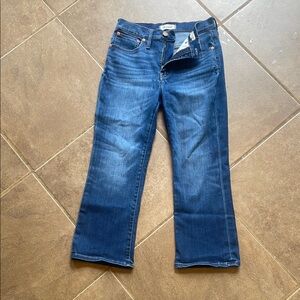 Madewell Cali Boot Jeans! Size 27p